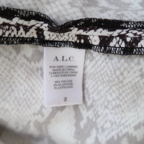 A.L.C. Python print cutout Beale maxi dress - Picture 8 of 10